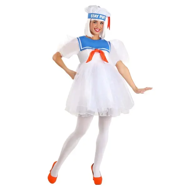 Women's Ghostbusters Stay Puft Costume Dress