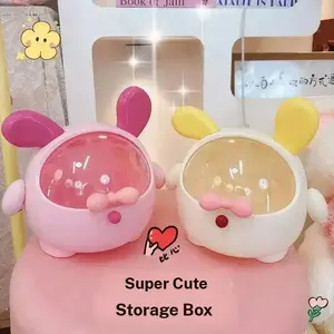 Dongdong Dog Hair Accessory Box, Large Capacity Dustproof Desktop Storage Box, Candy Storage Box, Organizer for Accessories & Toys, Dustproof Organizer Boxes