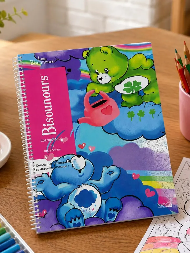 Coloriages mystères - Bisounours: Colorie les chiffres et découvre l'image !