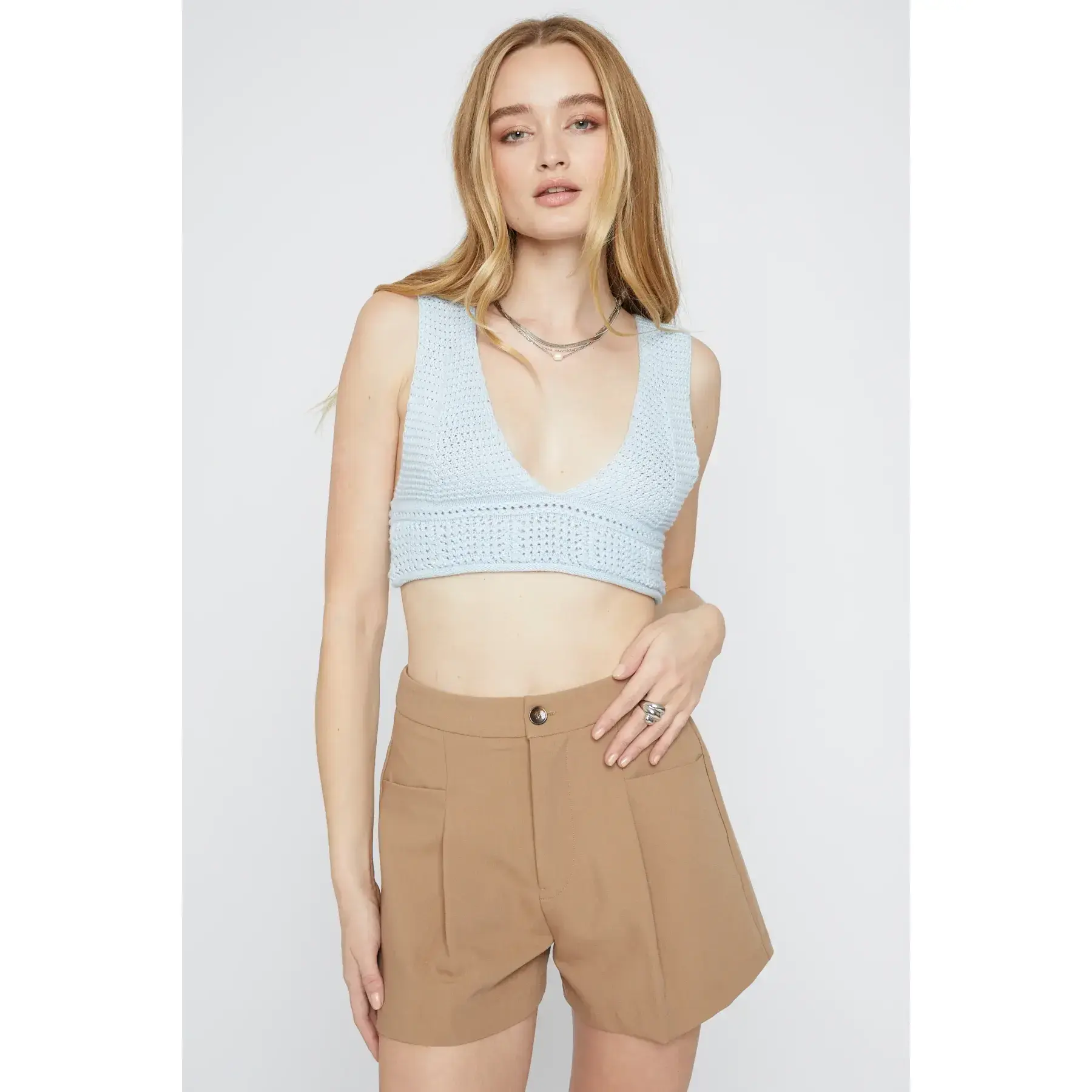 Women's Sweater Knit Cami Top - GST2058