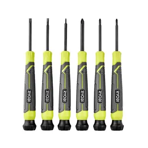 6-Piece Precision Screwdriver Set with Cushion Grip Handles