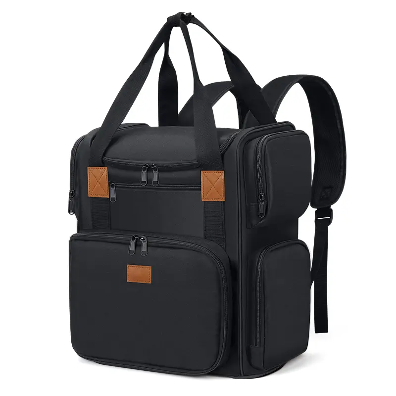 ROSIOUR Professional Nail Technician Backpack - 26.5L Large-Capacity Oxford Fabric Water-Resistant Nail Supply Organizer with 2 Removable Drawer Cases, Wide Opening, for Mobile Manicurists, Mobile Work, Removable Drawers sohochic