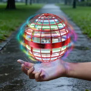 2025 Galaxy anti-gravity pull-back ball | LED luminous floating spinning ball | Hand-controlled mini drone toy | Safety closed roulette design | Children, adolescents and adults indoor and outdoor application | Christmas, Halloween and Easter ideal gifts