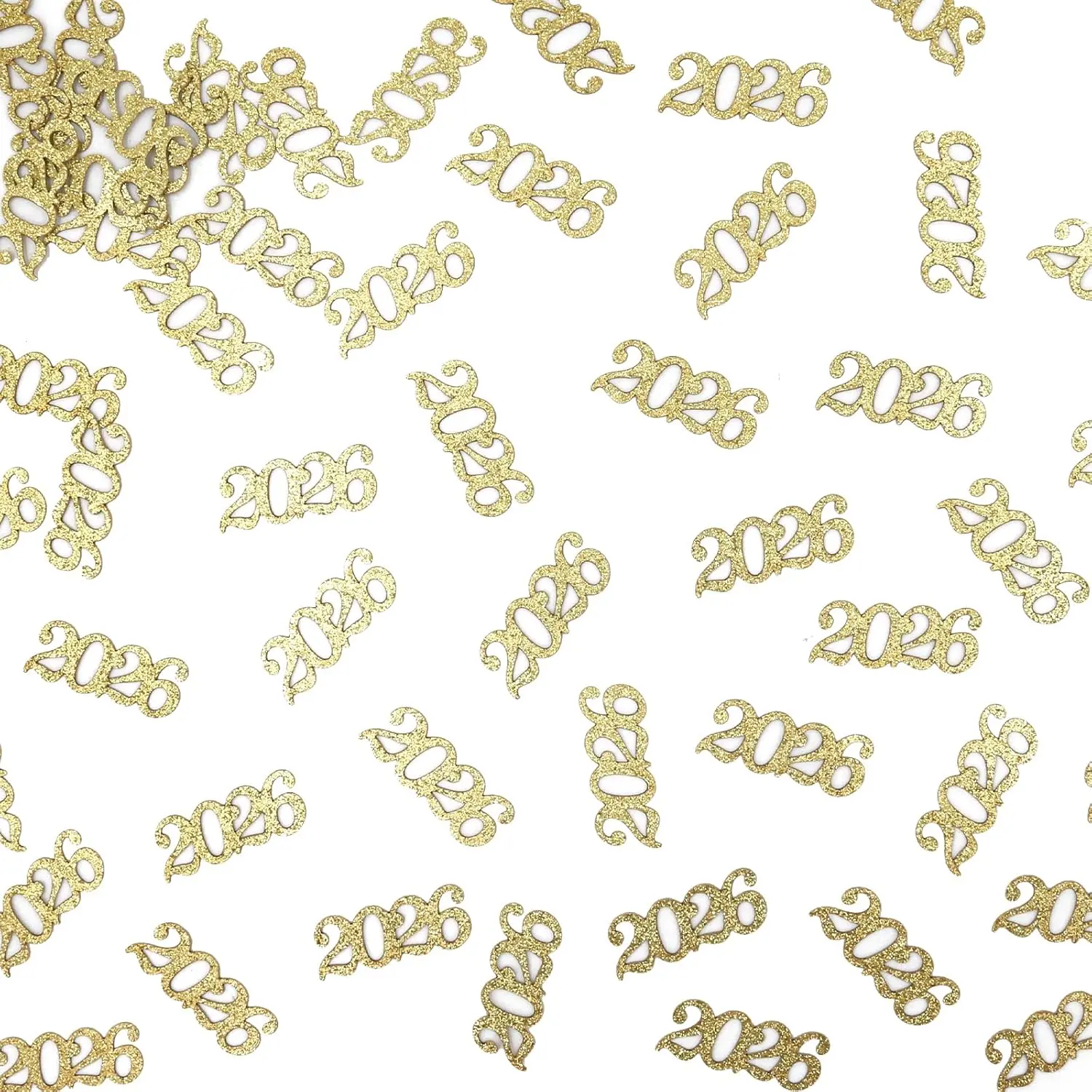 Graduation Confetti Class of 2026, Glitter 2026 Confetti 120 count for Graduation Party Decorations and   Eve Party Supplies 2026.