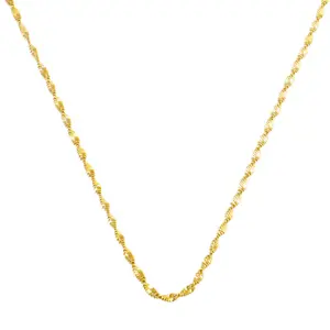 EVRY JEWELS Gold or Silver Plated Stainless Steel Women's Hypoallergenic Don't Get It Twisted Necklace