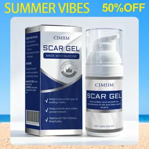 CJMJIM Advanced Silicone Scar Cream Gel - Alcohol-Free, Lightweight, Fast-Absorbing Healthcare Solution with 36-Month Shelf Life, Flattens & Fades Surgical, C-Section Scars (30g) - Beauty & Personal Care Bath & Body Care