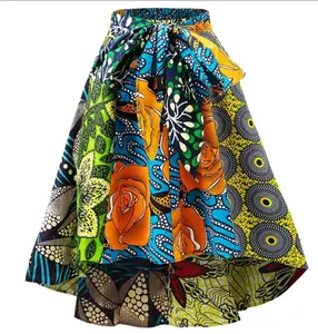 Fashionable newest summer design Akara print skirt African clothing for women