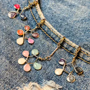 Pride Flag Bag/Pants Charm - Handmade, Wire, Resin, Gay, Lesbian, Pansexual, Transgender, Asexual, Keychain, Subtle, Colorful, Customizable, Ace, Pan, Trans