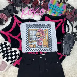 Don’t Bother Me Until Fall Graphic Tee Shirt Sublimation Print