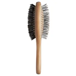 Diane 2-in-1 Premium Double Sided Hair Brush, Detangling and Smoothing Hair Brush with Flexible Pins and Nylon-Reinforced Boar Bristles for Wet or Dry Hair, Ideal for Fine to Medium Hair Types