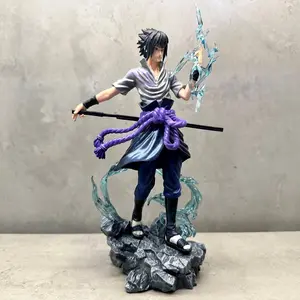 23cm Anime Figure Uchiha Sasuke Action Model Pvc Statue Desktop Ornament Collection Toys Gift