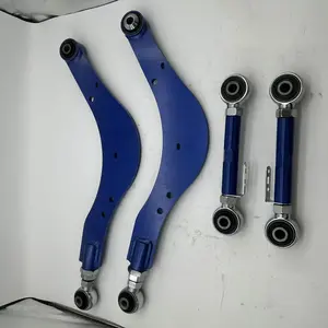 4 Pcs Set of Steel Adjustable Rear Camber & Toe Arms For Chevrolet Malibu 2016-2019