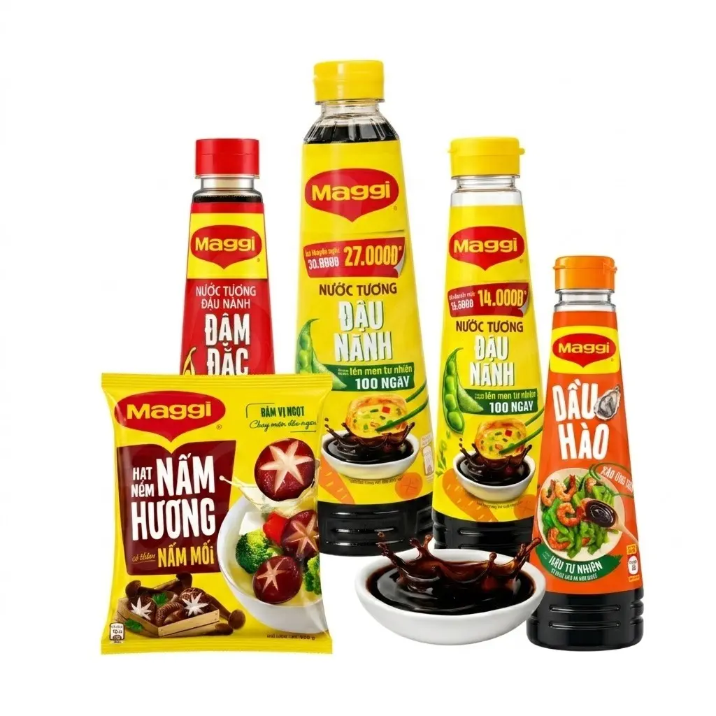 [MAGGI] Rich Maggi Cooking Seasoning Combo (Soy Sauce, Oyster Sauce, Shiitake Bouillon)