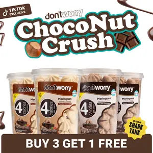 Don't Worry Meringue Cookies | Shark Tank: ChocoNut Crush Meringue | Gluten Free Cloudy Snack— Buy 3 Get 1 Fre