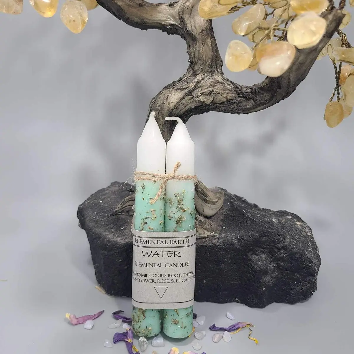 Water Elemental Candle Set