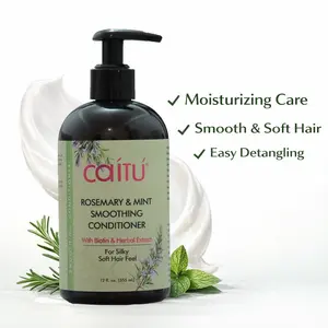 Rosemary Mint Conditioner for Curly & Coily Hair, Deep Moisturizing, Frizz Control & Easy Detangling