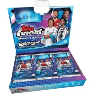 2025/26 Topps UEFA Club competitions Finest Soccer Hobby Box