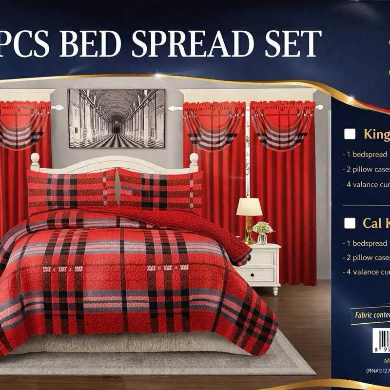 7 pcs bed spread