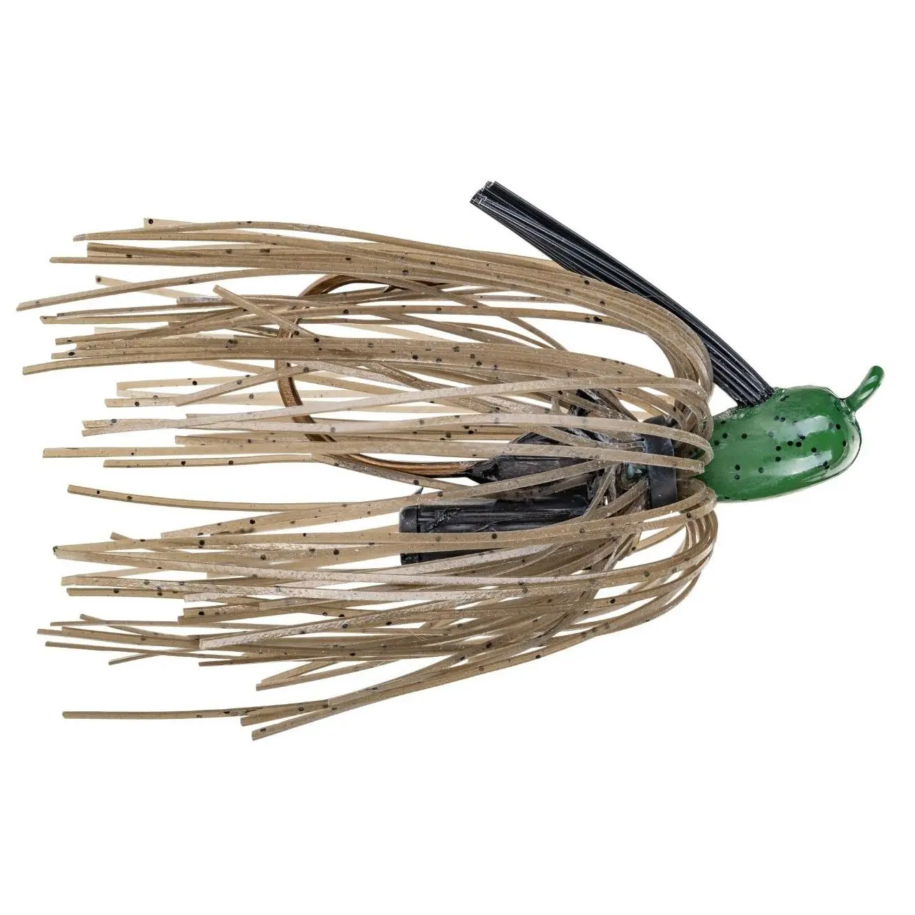 Pro Model Bass Casting Jig with Loud Rattles, Premium Silicone Skirt, and Thick Fiber Weedguard, Rattlin' Sonic Fishing Gear, Soft Fishing Lure