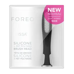 FOREO ISSA Hybrid Wave Brush Head , Medical-Grade Silicone & PBT Polymer Bristles, 6-Months Lasting