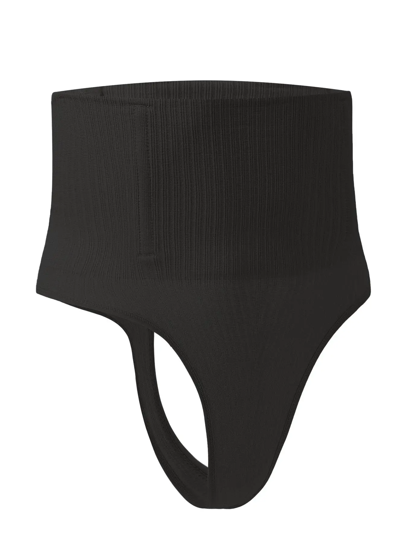 Women's Solid High Waisted Seamless Shapewear Panty, High Stretch Tummy Control Shaper, Women's Shapewear Bottoms