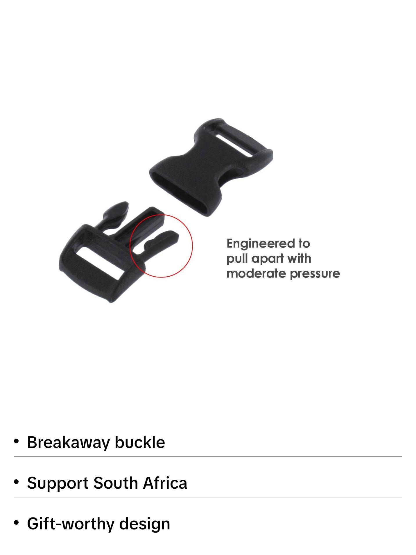 Cat Collar with South Africa Flag | Great For National Holidays, Festivals, Parades, Sporting Events, Pride Events