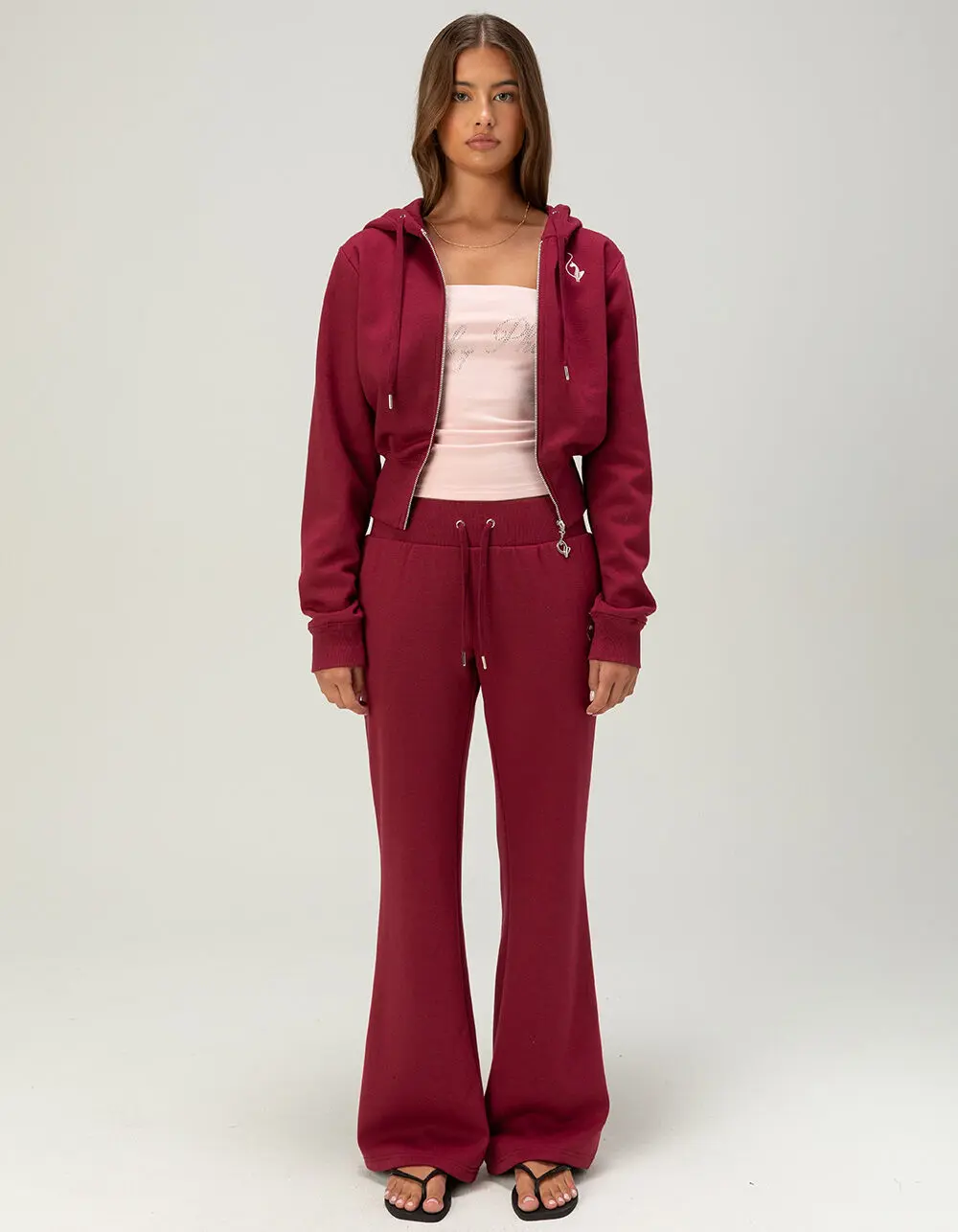 BABY PHAT Womens Flare Sweatpants BABY PHAT Womens Flare Sweatpants