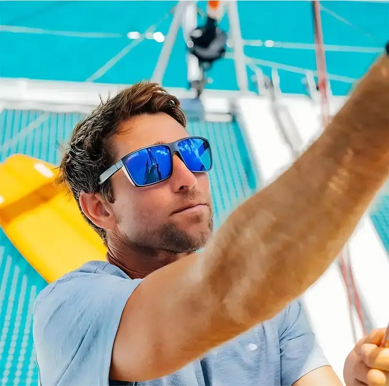 Fashion Men‘s Sunglasses - Great for Fishing, Boating & Beach UV Protection