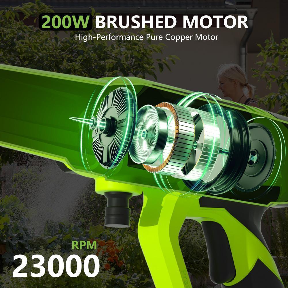 Cordless Pressure Washer, 21V Portable Electric Power Washer with 200W Motor, 13000mAh Battery, 6-in-1 Nozzle, Foam Cannon & 5M Hose, High-Pressure Cleaning Gun for Car,for Valentine’s Day Gift