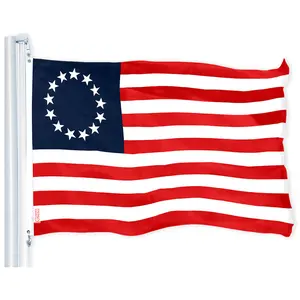 G128 Betsy Ross Historical American Flag | 3x5 feet | Printed 150D Quality Polyester