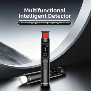 Pocket-Sized AI-Powered Hidden Camera & GPS Tracker Detector, RF Signal Spy Bug Listening Device Finder with 6 Sensitivity Levels, 4 Modes, 30H Battery, LED, Audible Alarm, Works for Car, Travel, Office