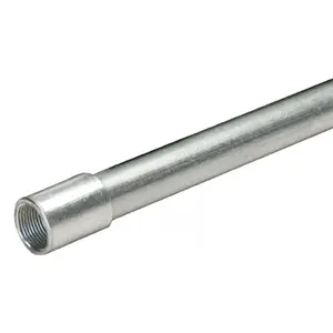 Get reliable protection for your wiring with the Allied Moulded 1/2 in. D x 10 ft. L Galvanized Steel Electrical Conduit for IMC, available now!