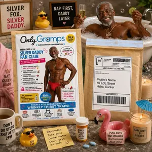 Prank Mail Envelope - "Only Gramps" Subscription Confirmation, Office Postal Supply for Prank Gifting