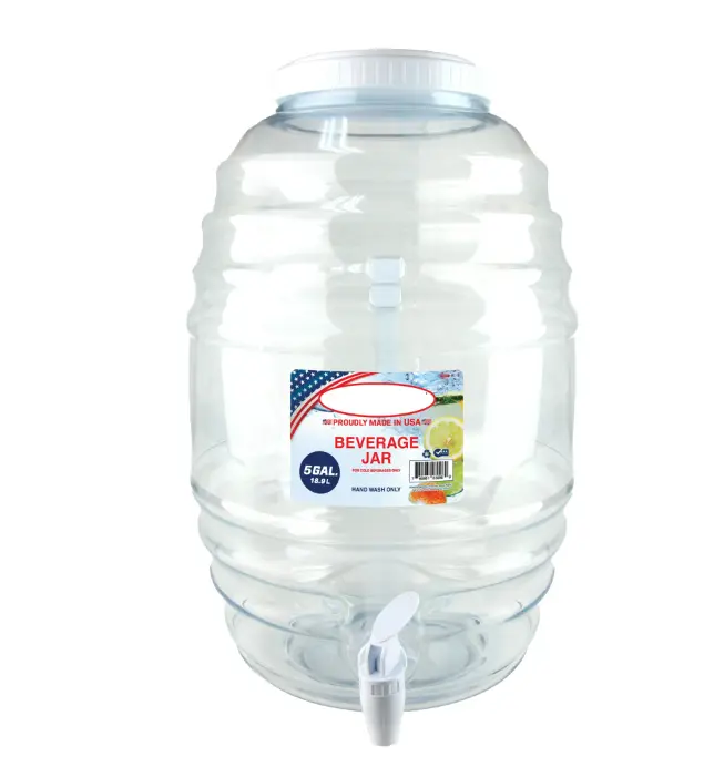 5 Gallon Vitrolero White Beverage Dispenser - Perfect for Home and Office Use - Drinkware, Jugs Serving 5 Gallon Vitrolero White Beverage Dispenser - Perfect for Home and Office Use - Drinkware, Jugs Serving