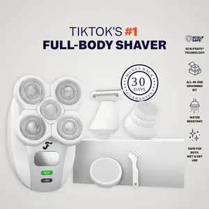 Freebird FlexSeries Women's Electric Body Facial Shaver - Cordless Rechargeable Bikini Shaver, Waterproof, Skin-Safe for Selfcare, Ideal as Womens Gifts