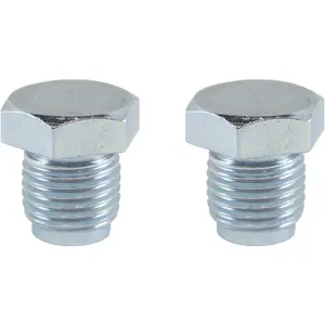Master Cylinder Side Plugs Kit - 9/16"-18 & 1/2"-20 Inverted Flare Nut Port Block Off