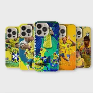 Neymar's Phone Case – Brazil Football Style Protective Cover for iPhone 16 Pro Max / 15