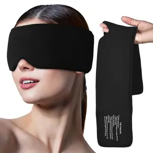 Gel Cooling Eye Mask for Puffy Eyes and Dark Circles, Reusable Cold Compress Pack for Tired Eyes, Migraine Relief, Headache Comfort, Sleep and Surgery Recovery