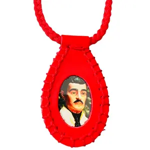 Jesus Malverde Scapular Necklace
