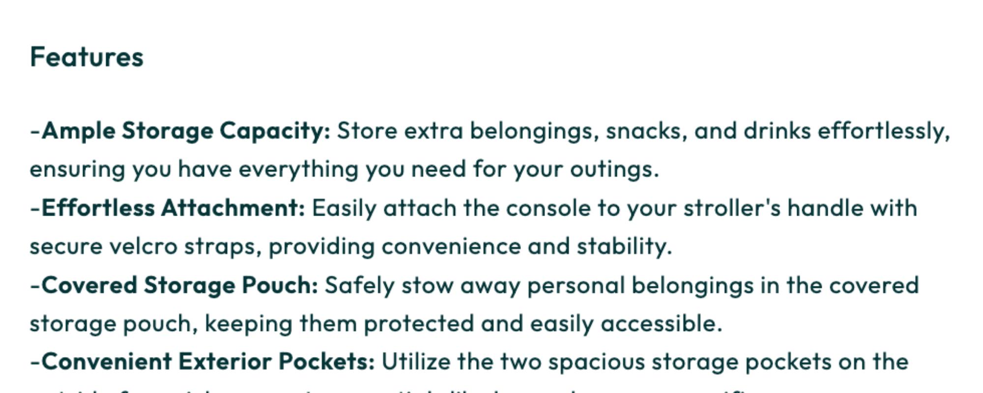 Parent Console with Insulated Cup Holders