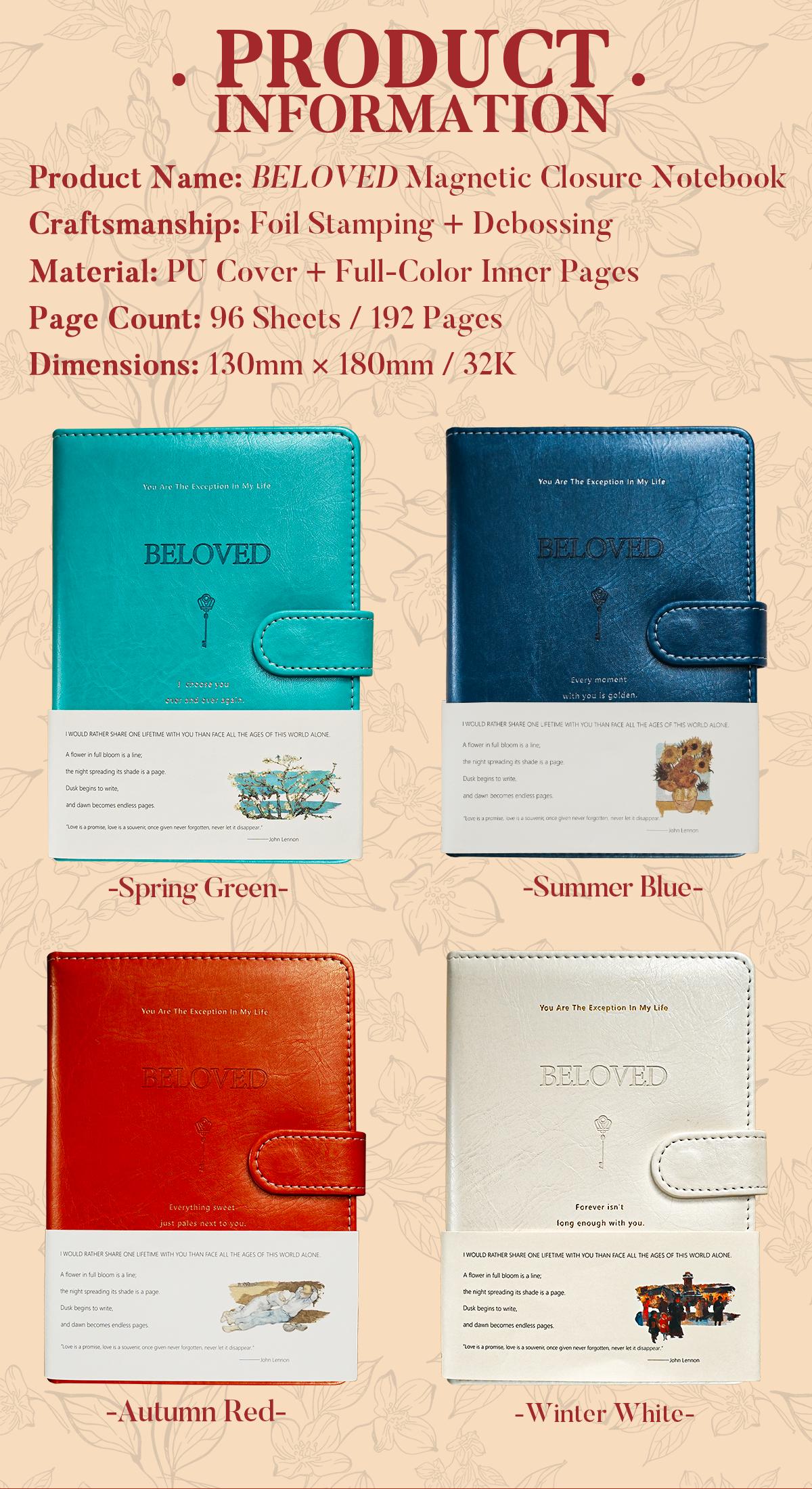 Love Journal Notebook, Magnetic PU Leather Diary, Romantic Couple Notebook, Daily Writing and Study Notes Book, Minimal Planner, Dating Memory Journal, Gift for Him Her