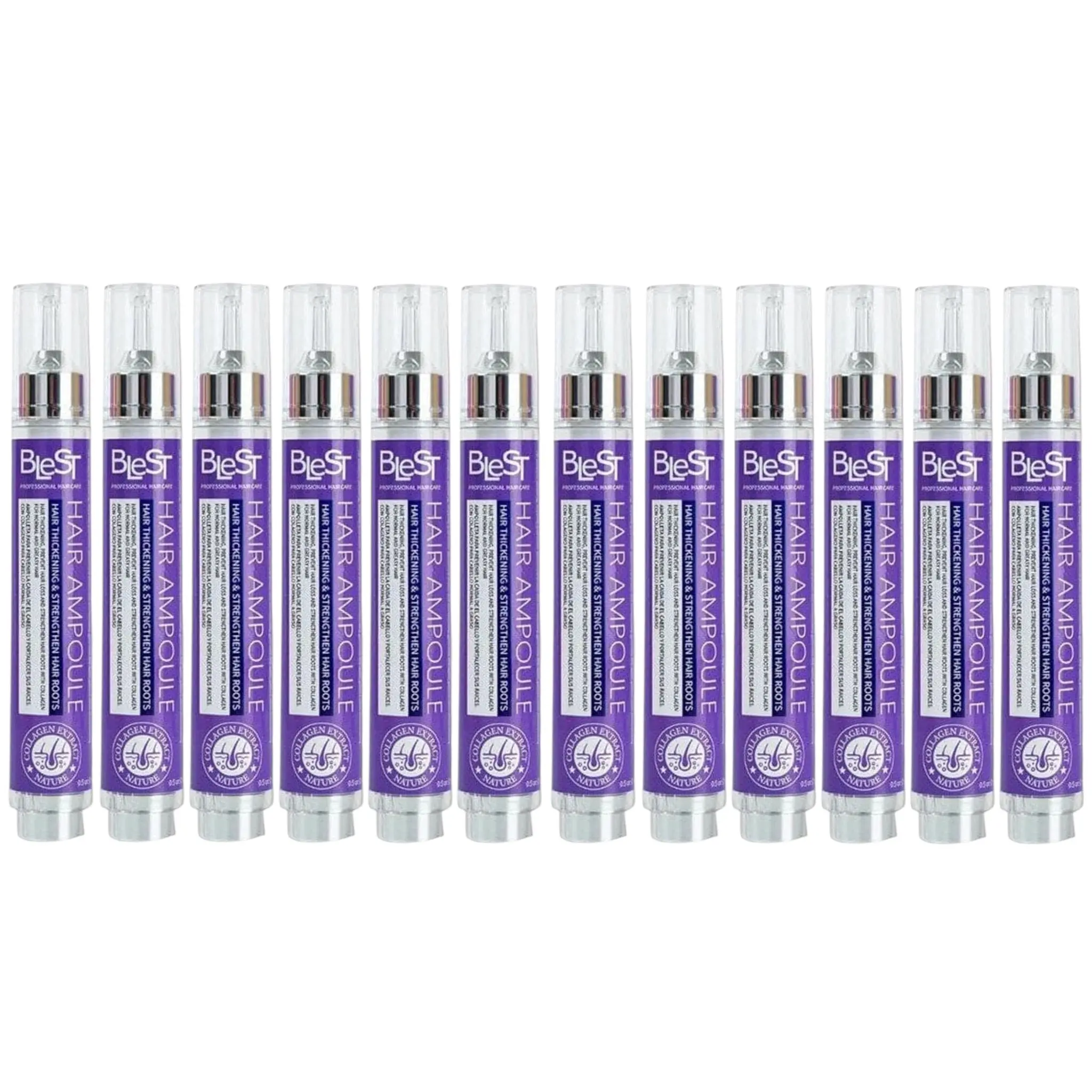 Blest Hair Ampoule Hair Thickening & Strengthen Hair Roots - Wholesale Display 12 Units (BTA-05)