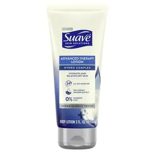 Suave Lotion, Advanced Therapy lotion  – N Extremelourishing Hand & Body Lotion, Travel-Size Lotion fory Dry Skin, Moisturizing Cream for Glowing Skin, 24H Moisture, 3 Oz 3PACK