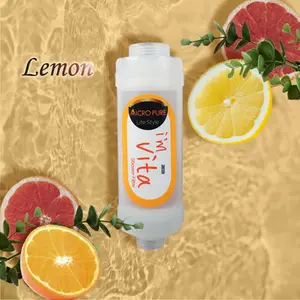 Micro Pure I'm Vita Shower Filter with Vitamin C & Aromatherapy for Softer Hair & Skin, Universal Fit, Lavender, Lemon, Rose, Mint Scents