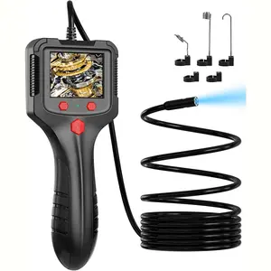 1080P HD Endoscope Camera with Light & Built-in Screen, IP67 Waterproof Snake Borescope (5m/15m Optional), Car Repair Diagnostic Tool for Automotive Engines & Home Inspections, Practical Father's Day Gift