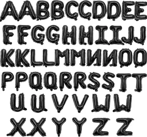52 Pcs 16 Inch A-Z Mylar Letter Balloons â 2 Full Alphabet Sets for Birthday Wedding Graduation Party Banner Decoration