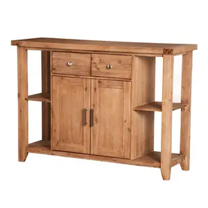 Alpine Furniture Aspen Server, Antique Natural 8812-06