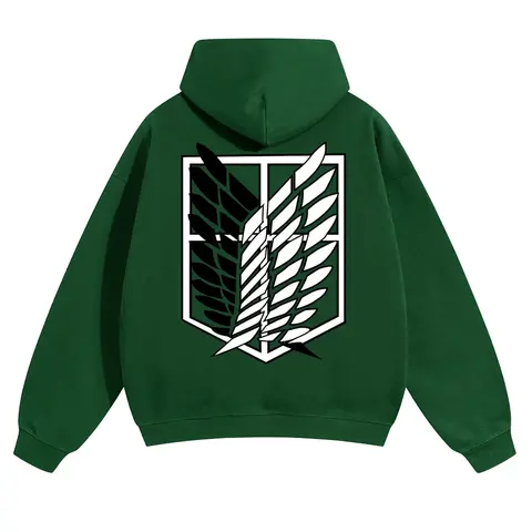 Attack on Titan Unisex Summer outfits men streetwear 80s 90s graphic tees cotton Anime funny Hoodies men gifts