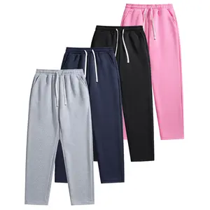 Men's Relaxed Fit Jogger 4-Piece Set, Breathable & Sweat-Absorbing Fabric, Outdoor & Indoor Sports Straight-Leg Running Pants, Trendy Gift for Him