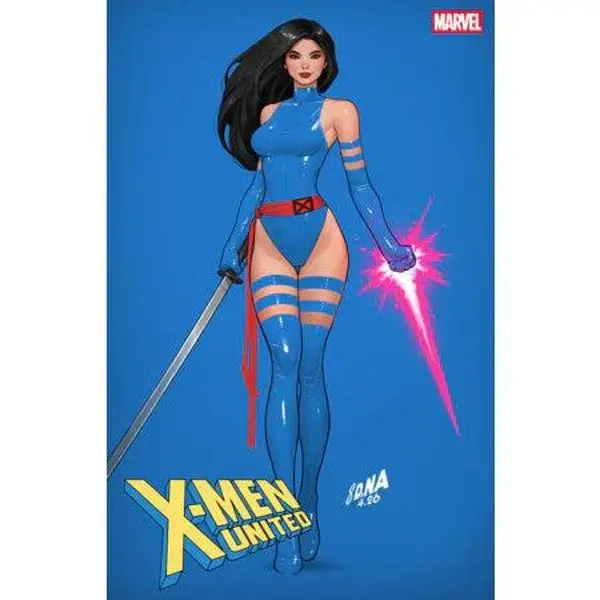 X-Men United #5 David Nakayama Color Block Blue Variant Comic Book, Single Issue Collectible
